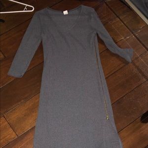 Maxi Double Side Zip Dress